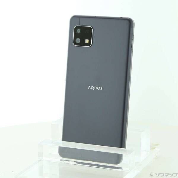中古品〕 AQUOS sense4 basic 64GB ブラック A003SH Y!mobile【258