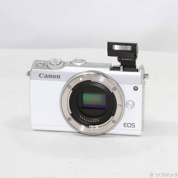 中古品〕 ミラーレス一眼カメラ EOS M100 ボディ ホワイト【258