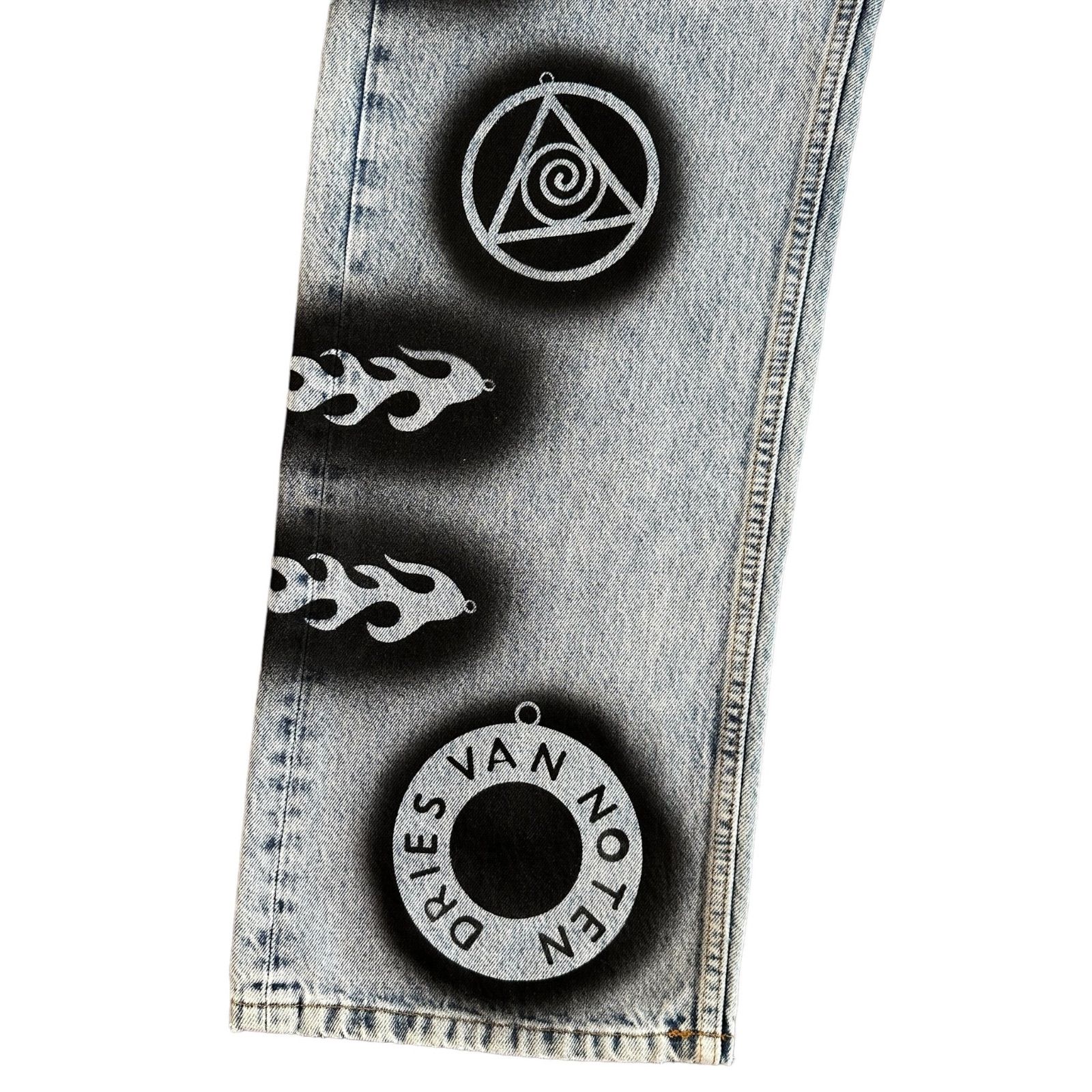 Dries van noten × stussy denim pants indigo 28 - メルカリ