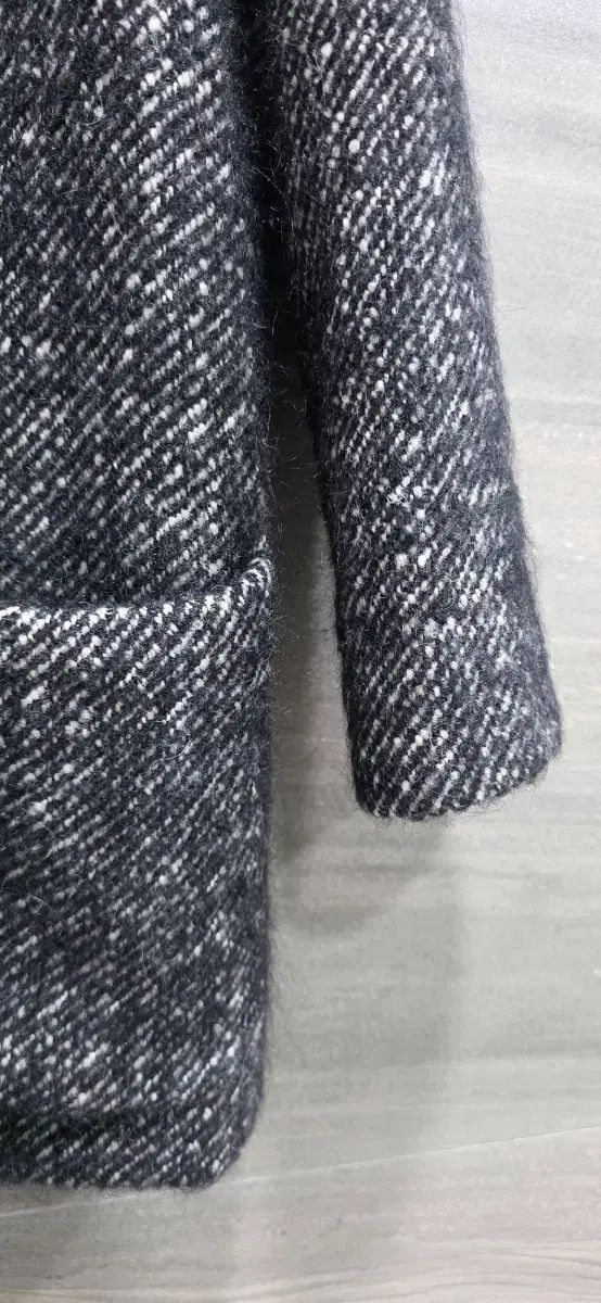 イザベルマランエトワール アルパカ混ヘリンボーンコート 36サイズ イサベルマラン エトワール 厚手 ウール アルパカ ヘリンボーン（빗살