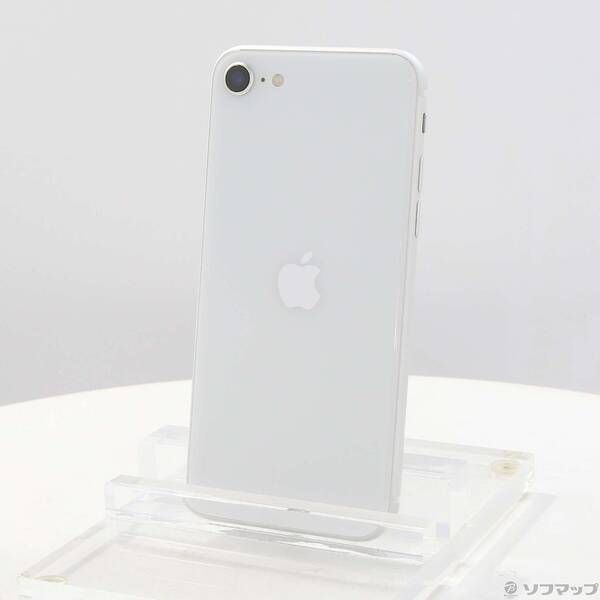 中古品〕 iPhone SE 第2世代 128GB ホワイト MXD12J／A SIMフリー【344
