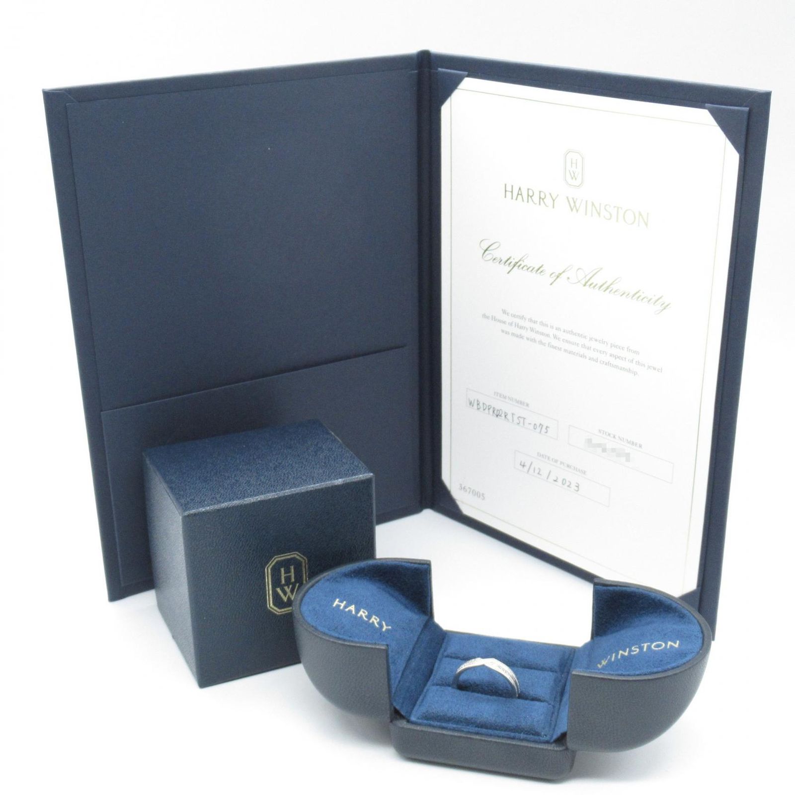 ハリーウィンストン HARRY WINSTON リング・指輪 トリスト ツーロウ