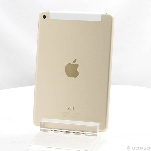 中古品〕 iPad mini 4 32GB ゴールド MNWG2J／A auロック解除SIMフリー