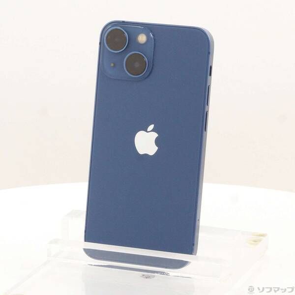中古品〕 iPhone13 mini 128GB ブルー MLJH3J／A SIMフリー【349