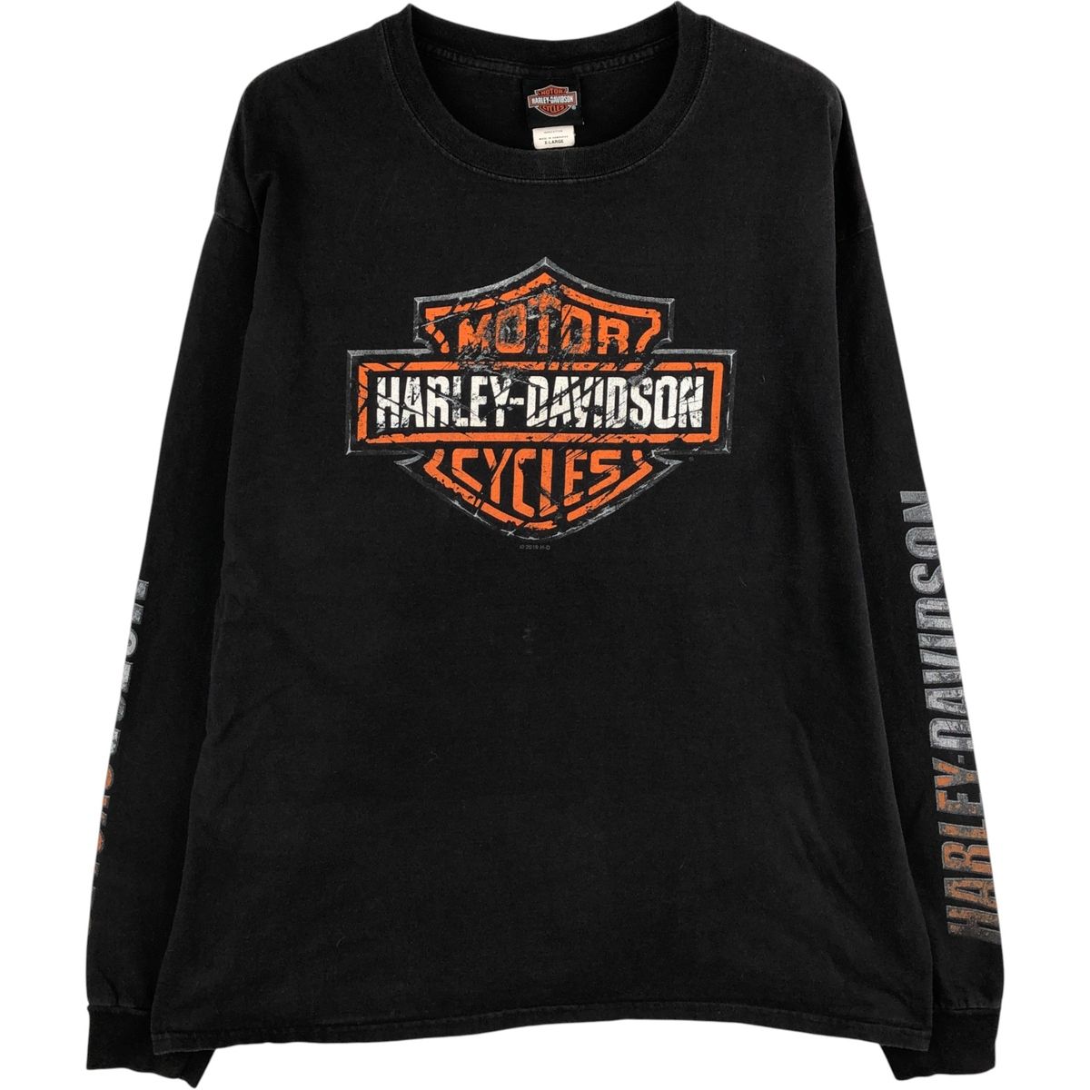 古着 ハーレーダビッドソン Harley-Davidson モーターサイクル ロングT 