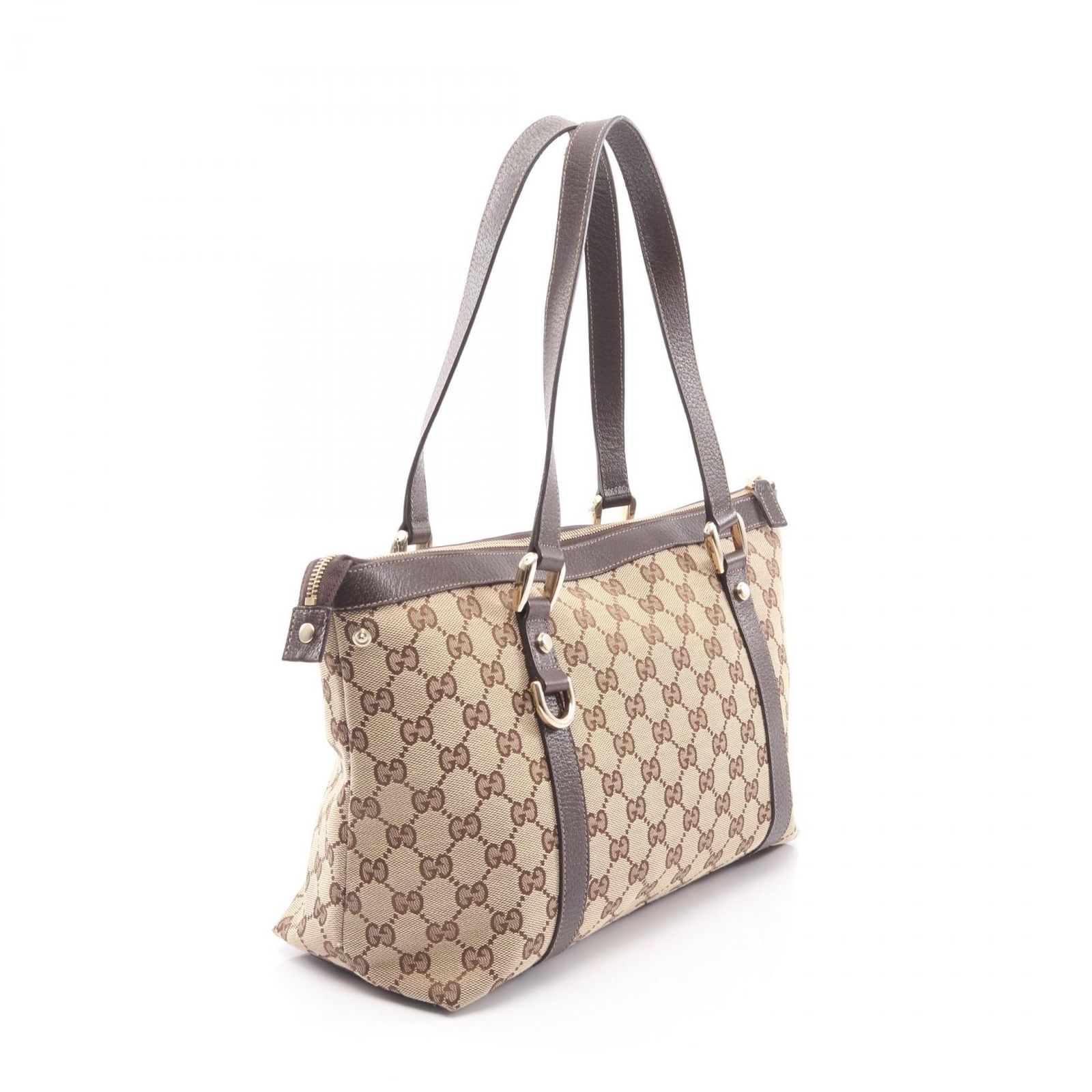 グッチ GUCCI トートバッグ アビー GGキャンバス 141470 ベージュ