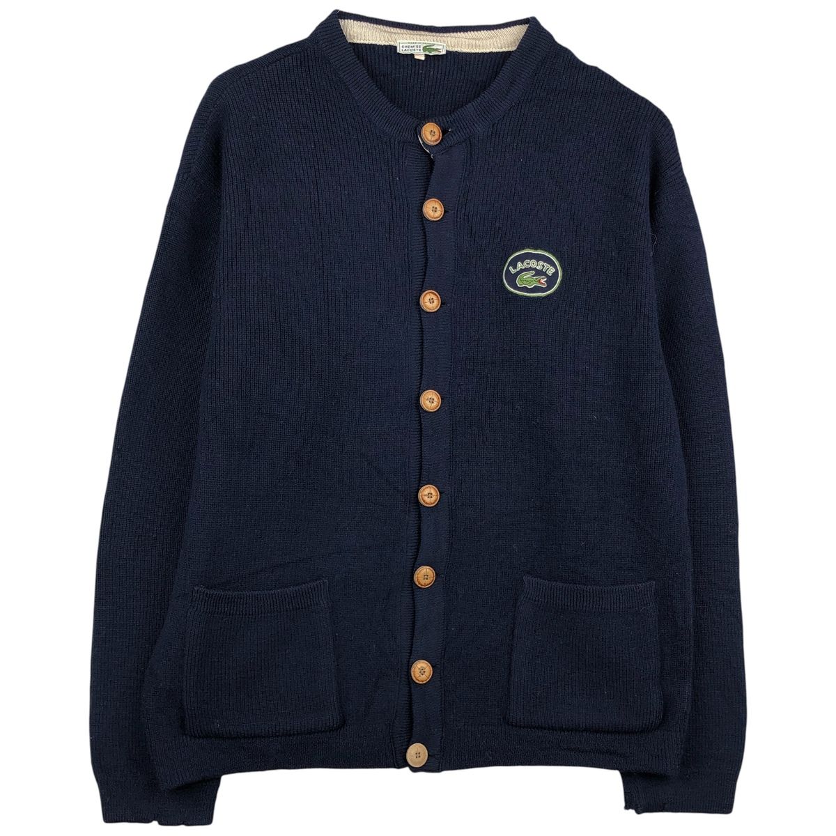 古着 70年代 ラコステ LACOSTE CHEMISE フレンチラコステ ウールニット 