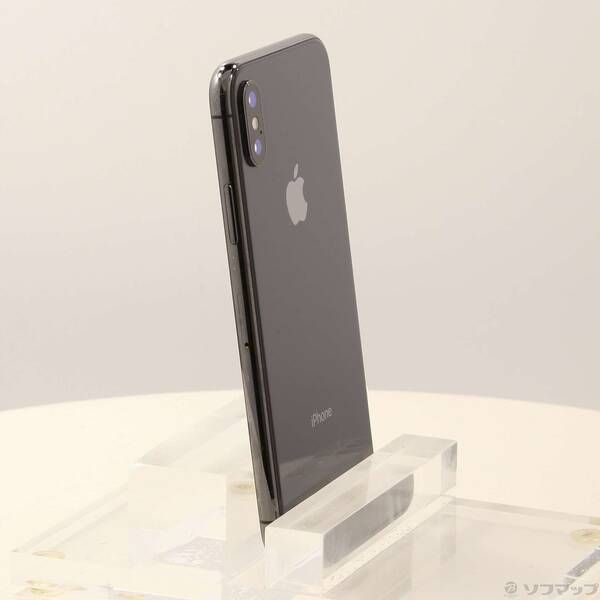 中古品〕 iPhoneX 64GB スペースグレイ MQAX2J／A SIMフリー【348