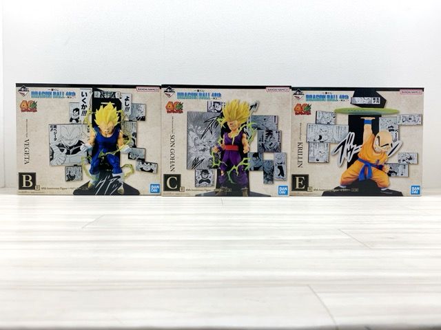 未開封 一番くじ ドラゴンボール40th 其之二 B賞 ベジータ C賞 孫悟飯