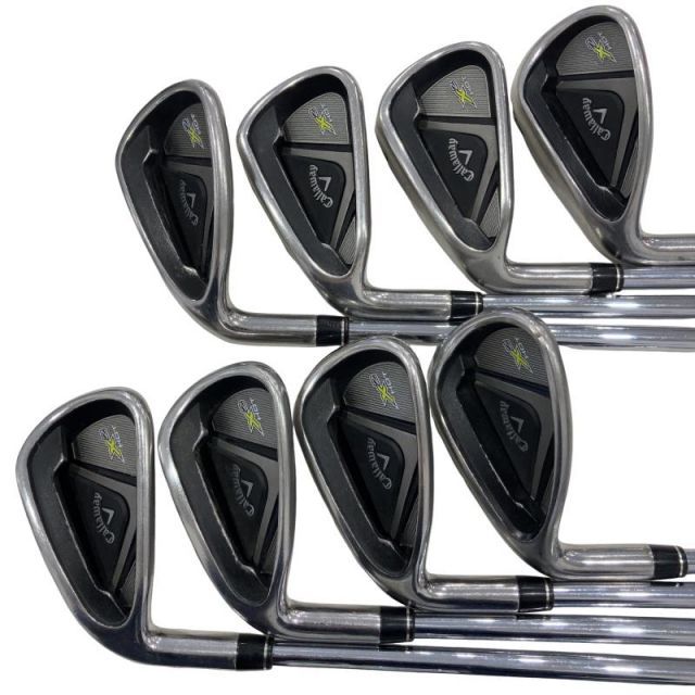 中古】 キャロウェイ X2 HOT 8S レフティ アイアンセット IR NS PRO