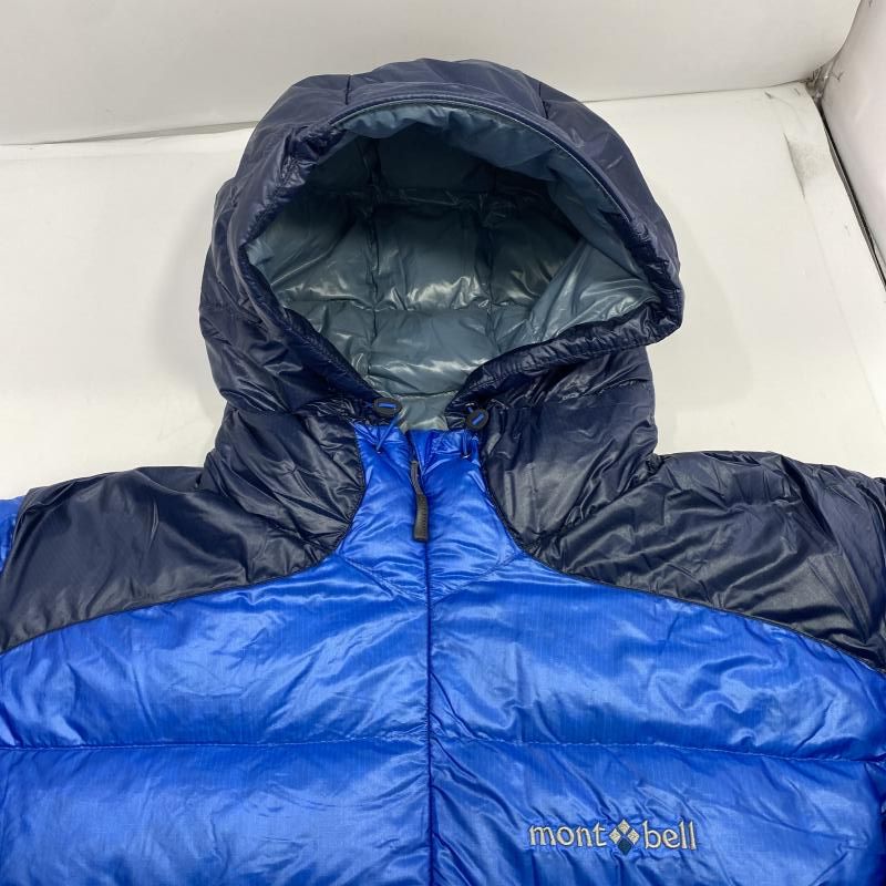 中古】mont-bell U.Lダウンガイドパーカー(各ジップにベタあり) ブルー