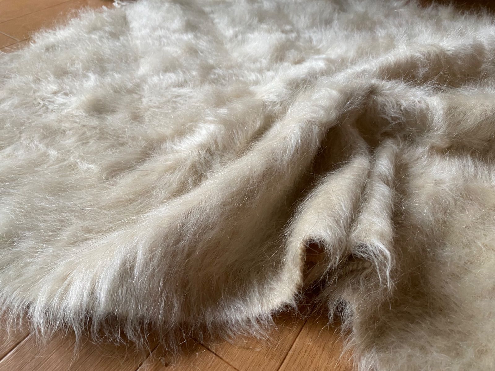 【新品美品】値下げしました！トルコ ヤギ毛のバッターニエ 知ってください！トルコのシイルトバッタニエ！当店オリジナルサイズ