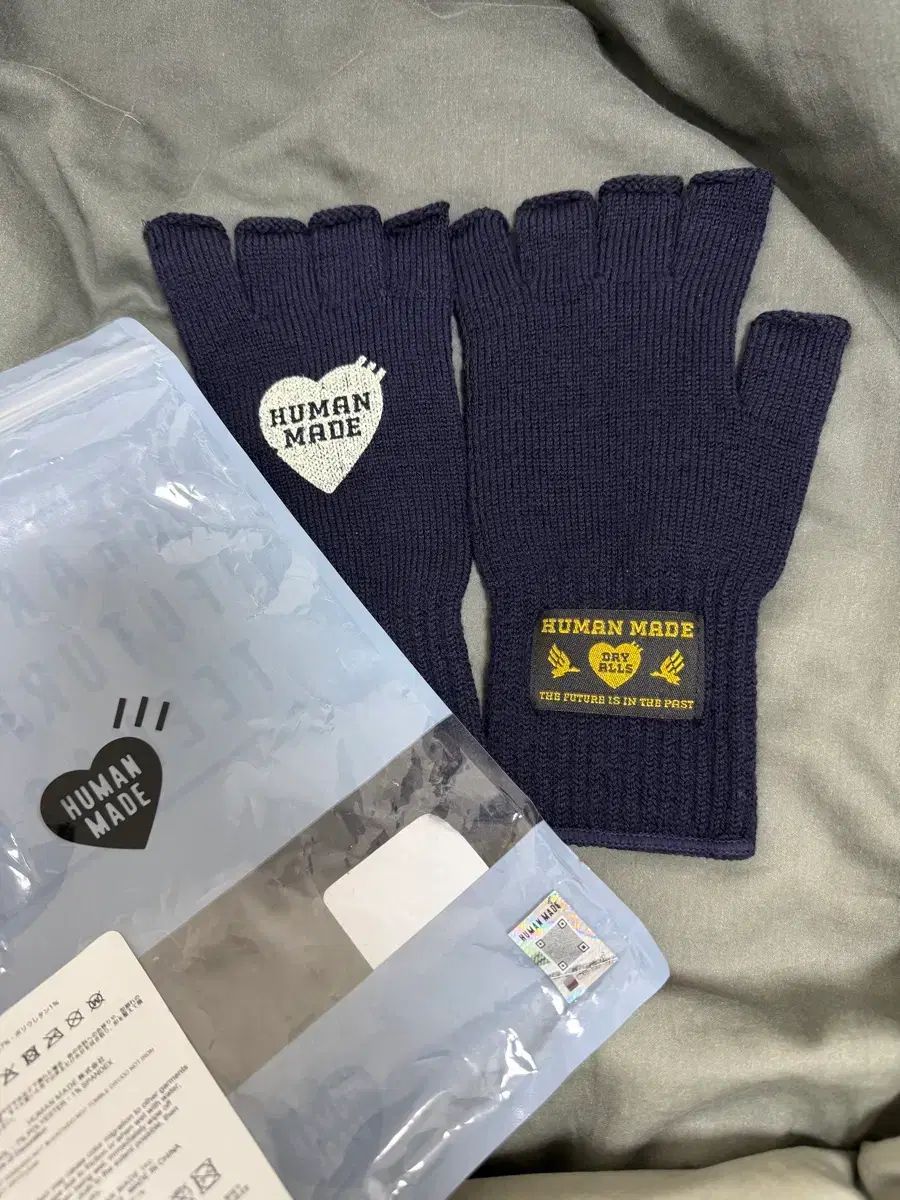 HUMAN MADE ヒューマンメイド ミリタリー グローブ ネイビー 手袋
