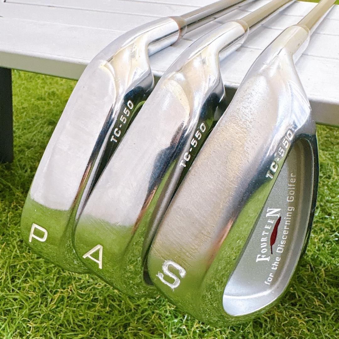 美品　フォーティーン　TC-550 フォージド　FLEX R おまけ　ウェッジ 美品 フォーティーン TC-550 フォージド FLEX R おまけ ウェッジ