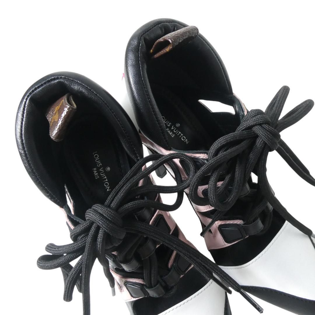 美品 LOUIS VUITTON ルイヴィトン サイズ36.5 約23.5㎝ ブーティ