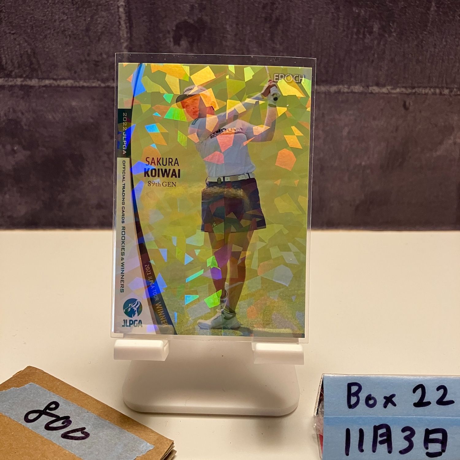 2022 Epoch Rookies & Winners 小祝さくらSakura Koiwai JLPGA 89th