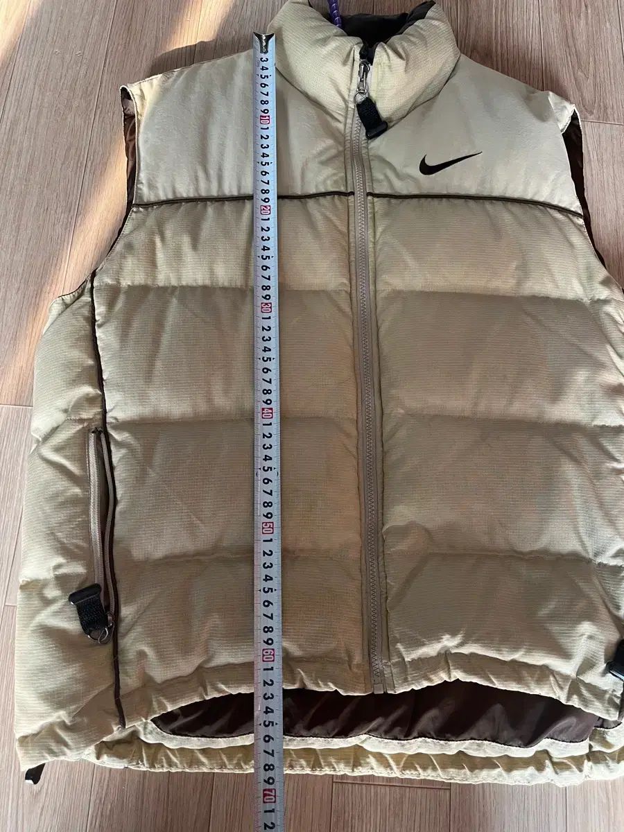 ヴィンテージ NIKE ACG ダウンベスト ベージュ L - メルカリ