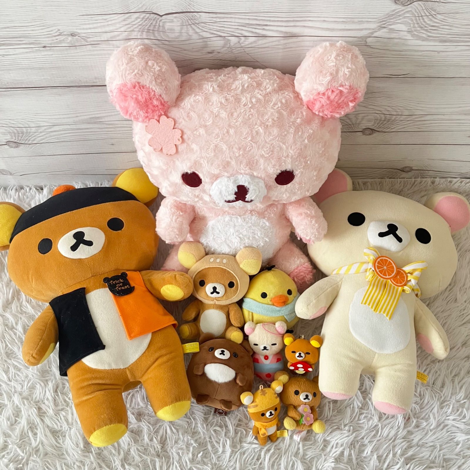 サンエックス　リラックマ　コリラックマ　キイロイトリ　ぬいぐるみ　10体　まとめ リラックマ 10点セット コリラックマ San-X サンエックス ぬいぐるみ