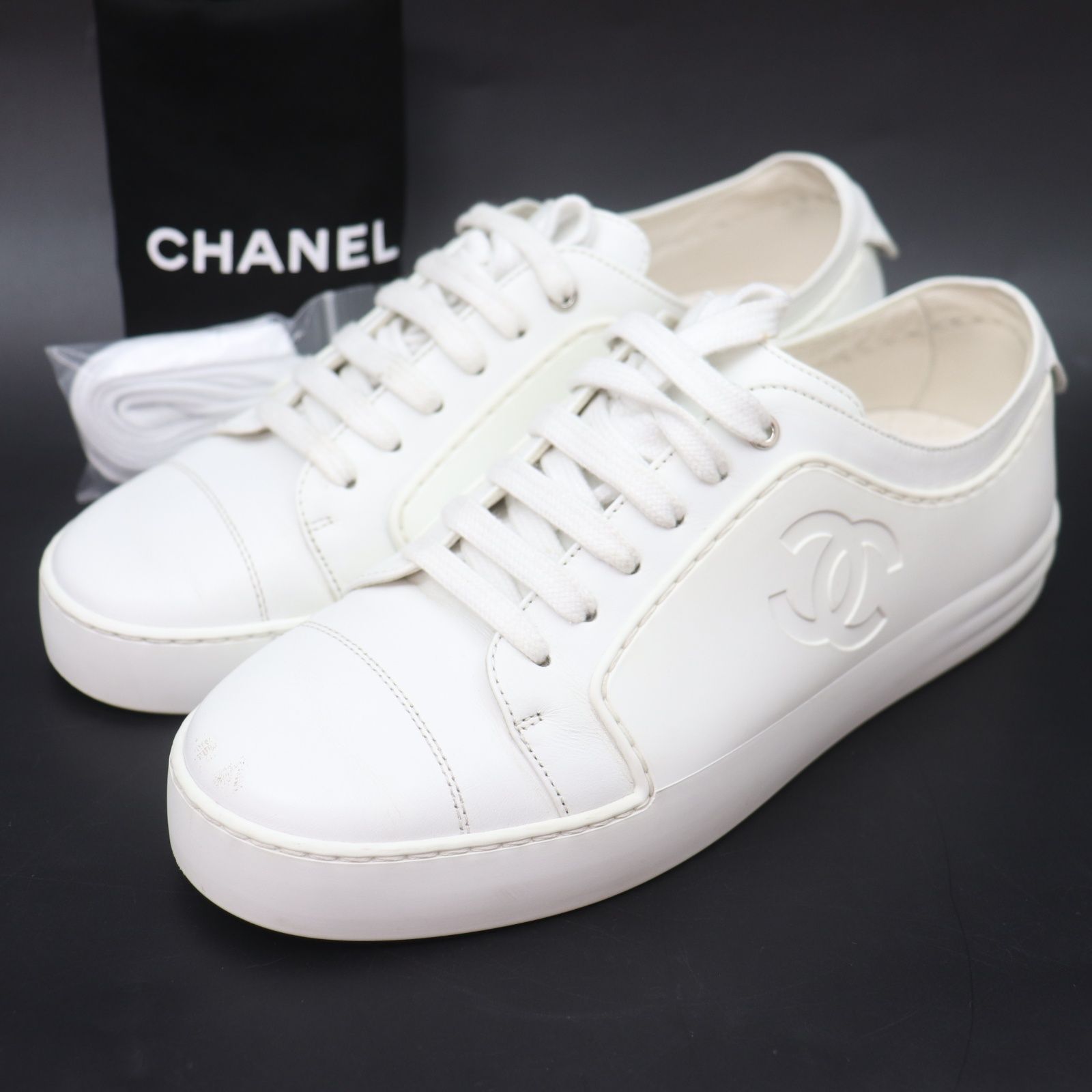 ITYNA939AGPC CHANEL シャネル スニーカー レディース ホワイト G32719