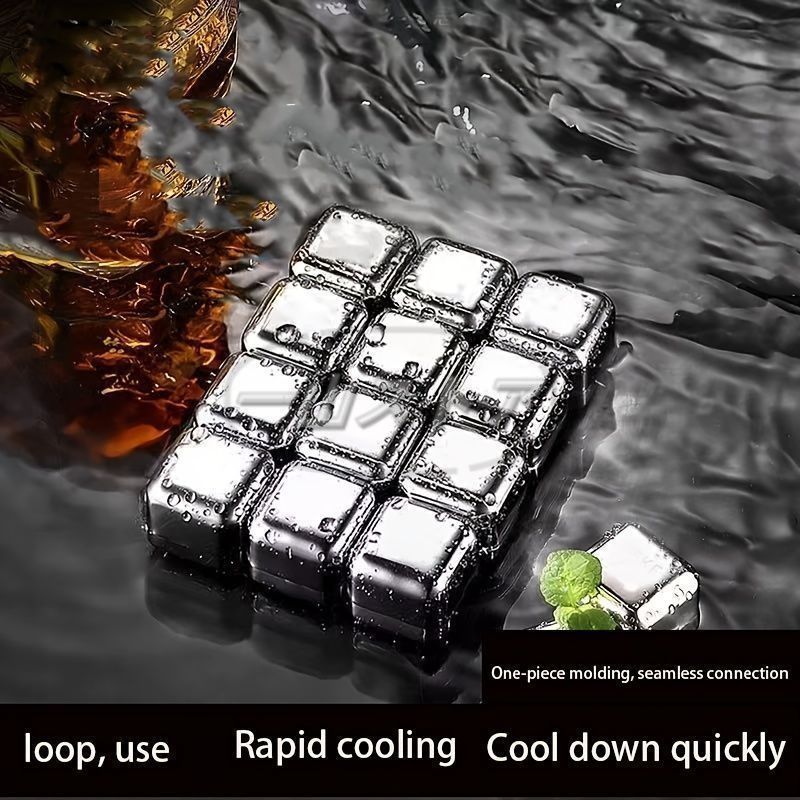 Ardbeg アイスストーン2個セット 新品・未使用】2セット、304ステンレス製ウイスキーアイスストーン12個