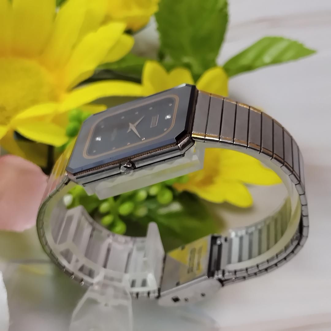 ジャンク品】RADO ラドー ダイヤスター 2Pダイヤ メンズ クオーツ