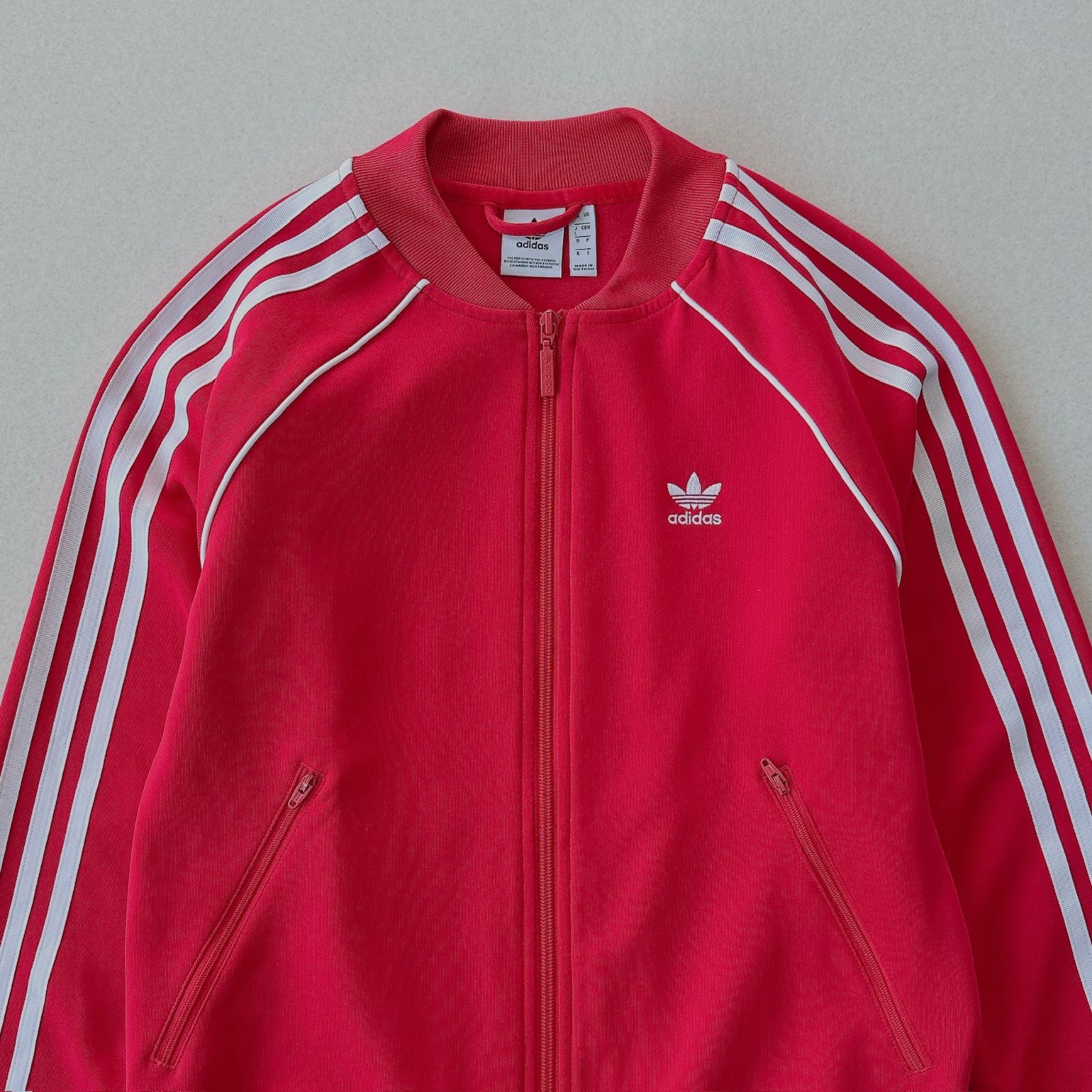 adidas アディダス ジャージ レトロ 赤 2017年製】adidas ATP復刻 トラックジャケット 赤 M タイトフィット