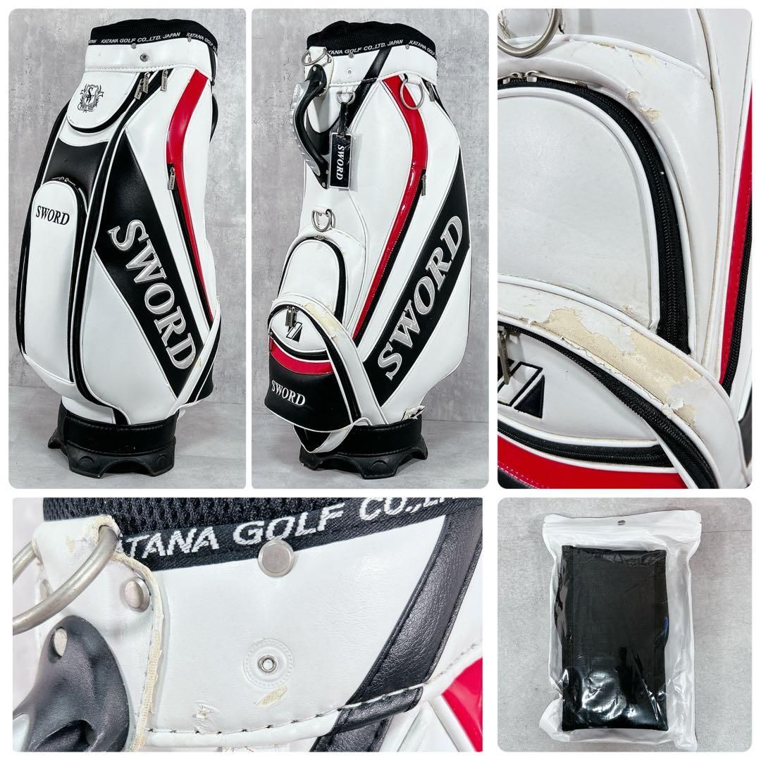V759 SWORD メンズ ゴルフ クラブ フルセット 白 キャディバッグ
