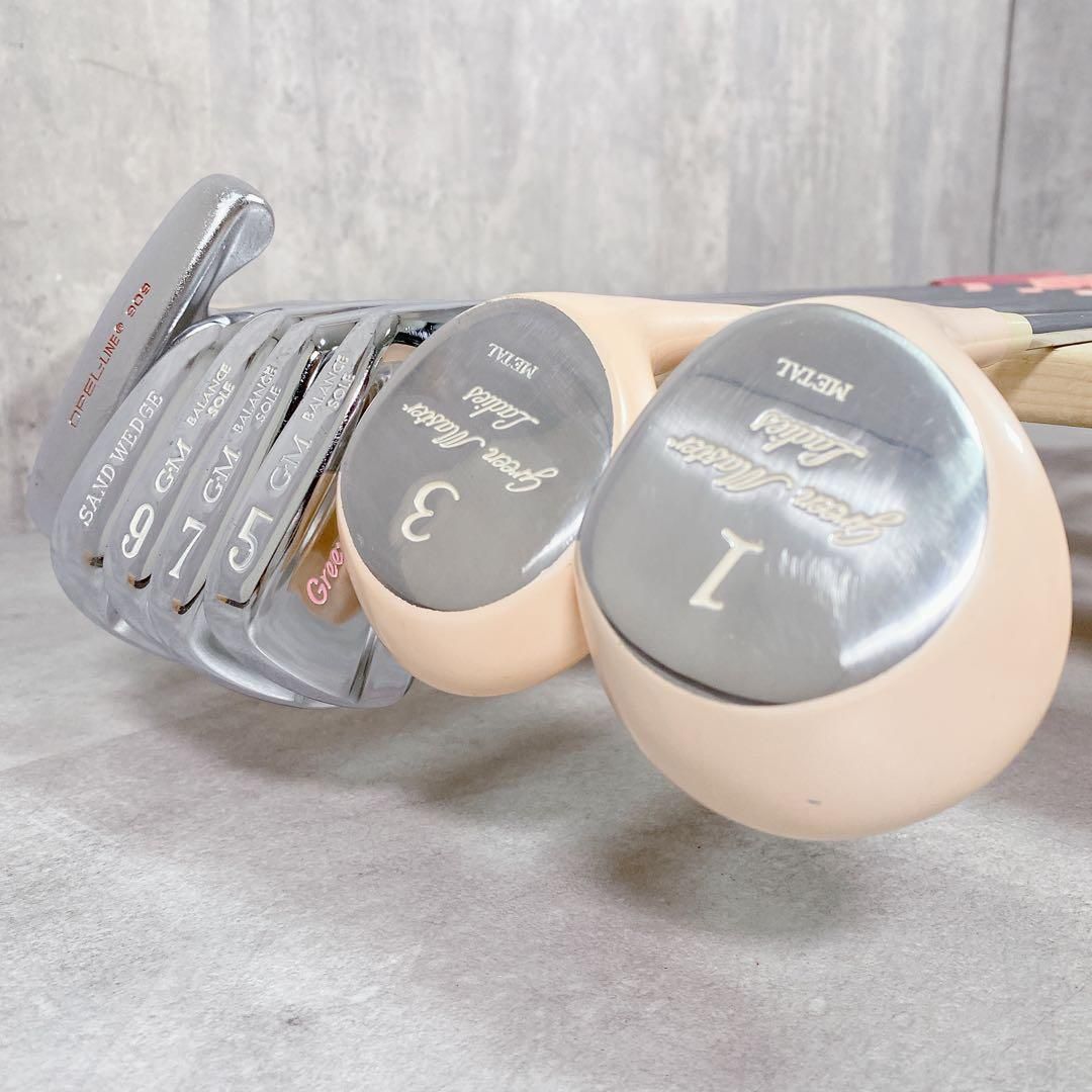 V767 レディース ゴルフ クラブ セット 初心者 ビギナー 女子 ピンク