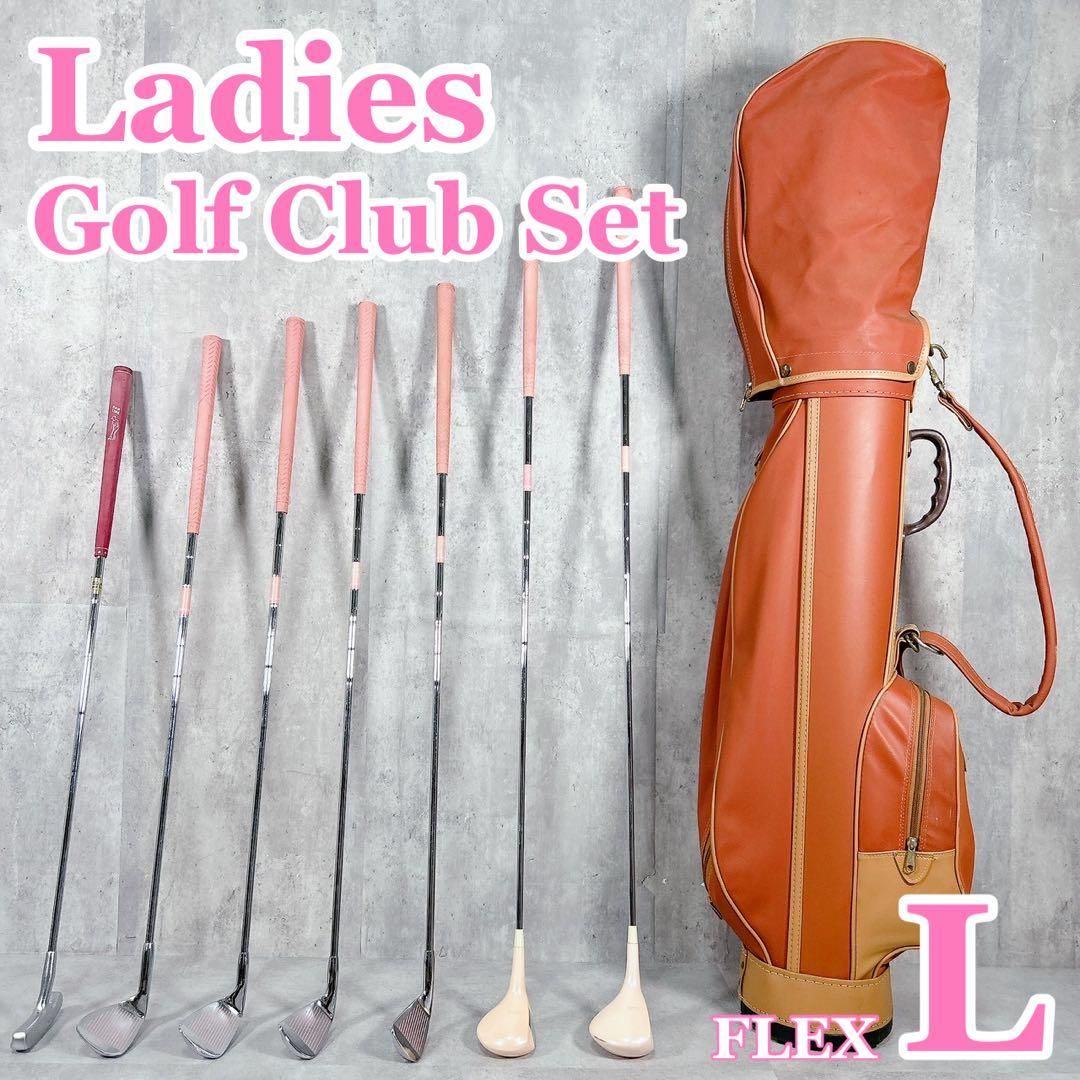 V767 レディース ゴルフ クラブ セット 初心者 ビギナー 女子 ピンク