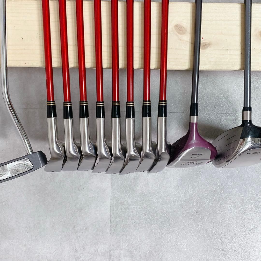 V766 ミズノ オノフ 他 レディース ゴルフ クラブ フルセット 赤 バック V766 ミズノ オノフ 他 レディース ゴルフ クラブ フルセット 赤