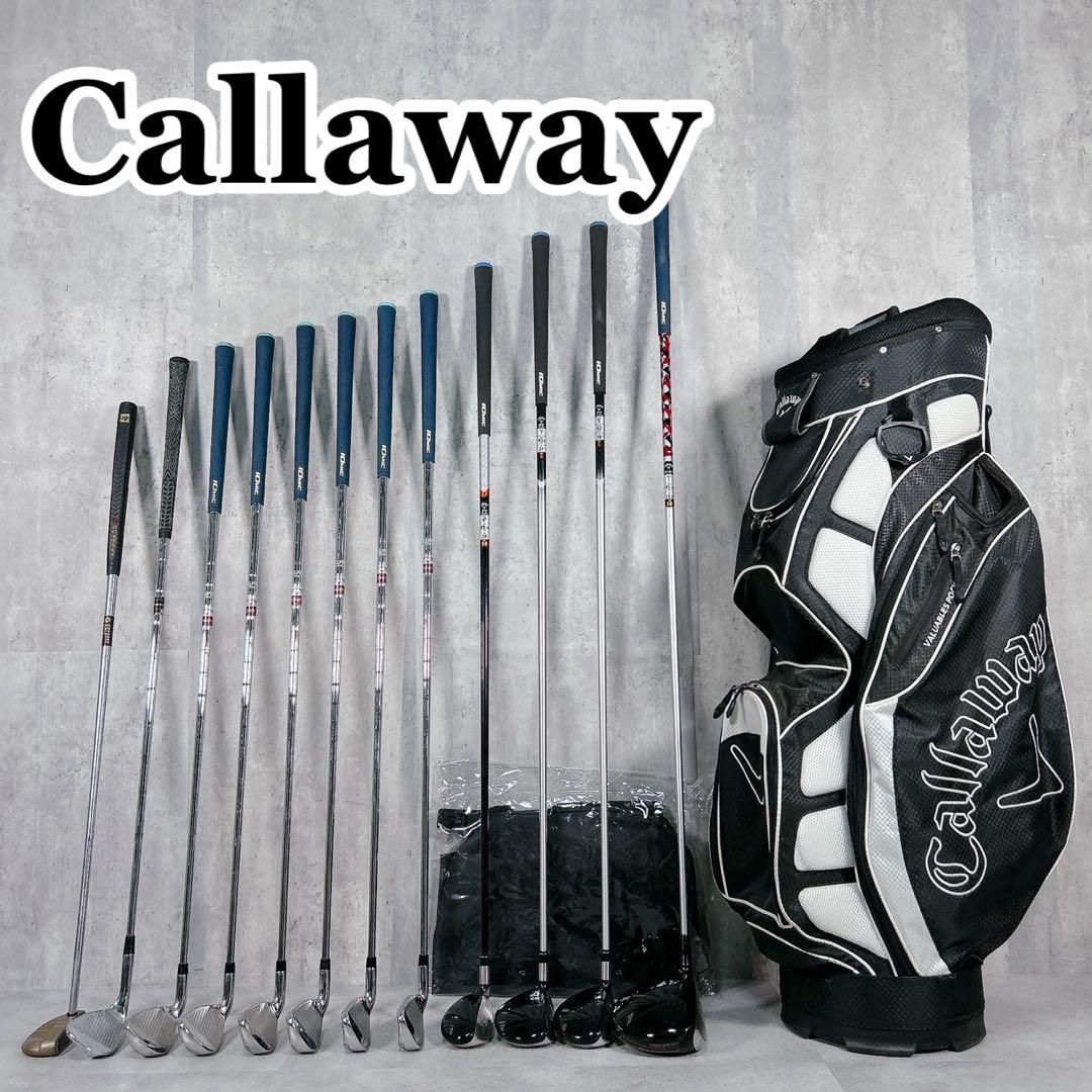 V763 キャロウェイ メンズ ゴルフ クラブ フルセット 黒 キャディ