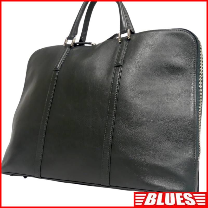 【美品】ビジネスレザーファクトリー　ビジネスバッグ　ハンド　オールレザー　黒 BUSINESS LEATHER FACTORY ビジネスレザーファクトリー ビジネスバッグ