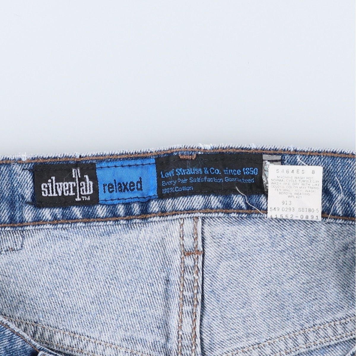  古着 90年代 リーバイス Levi s SILVER TAB シルバータブ RELAXED テーパードデニムパンツ メンズw 34相当 ヴィンテージ eaa 605855 その他 メンズ