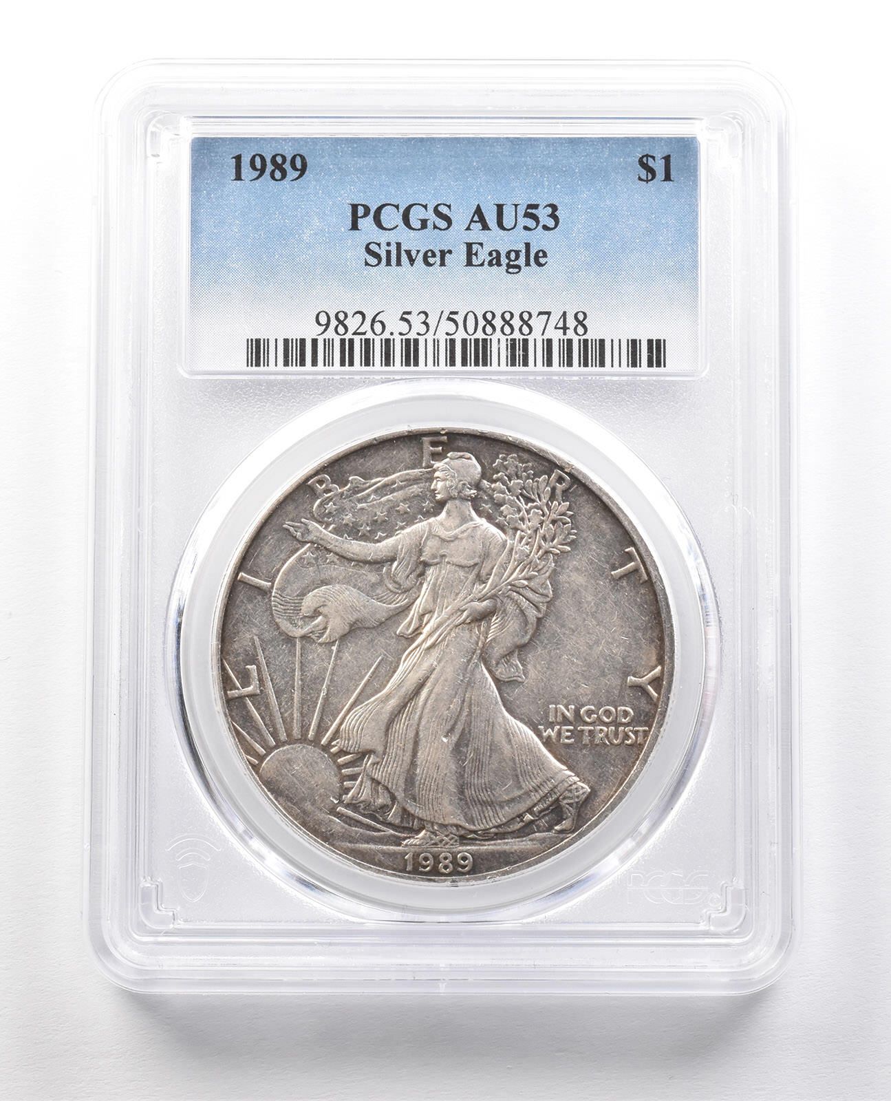 1と2❤️シルバーイーグル　1989年　未鑑定 1と2❤️シルバーイーグル 1989年 未鑑定 1と2❤️シルバーイーグル