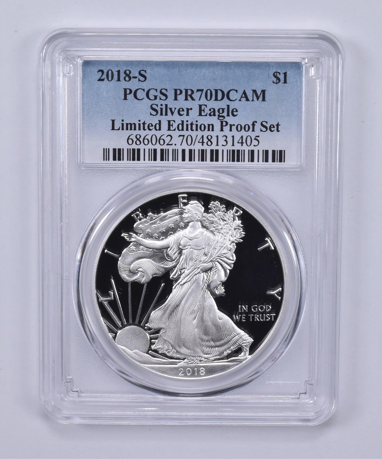 2018-S アメリカンシルバーイーグル限定版セット PR70 DCAM PCGS