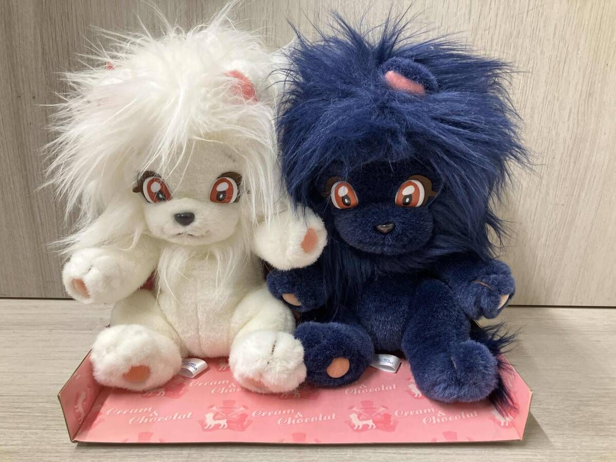 明日のナージャ ふたごライオンぬいぐるみ クリーム&ショコラ バンダイ