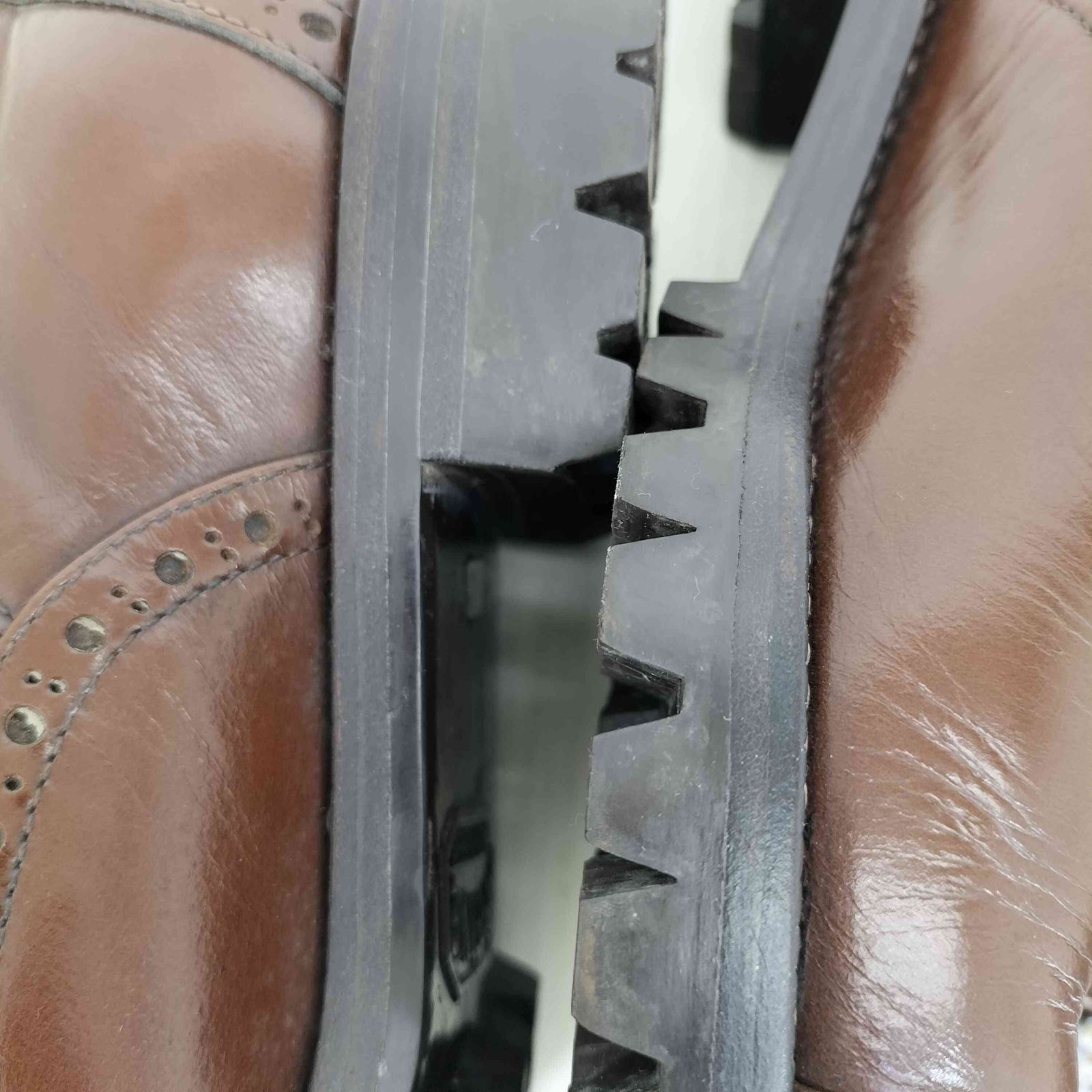 COMME des GARCONS HOMME PLUS(コムデギャルソンオムプリュス) トラックソール サイドゴアストレートチップサドルシューズ メンズ  25【中古】【ブランド古着バズストア】 コムデギャルソンオムプリュス COMME des GARCONS HOMME PLUS トラック