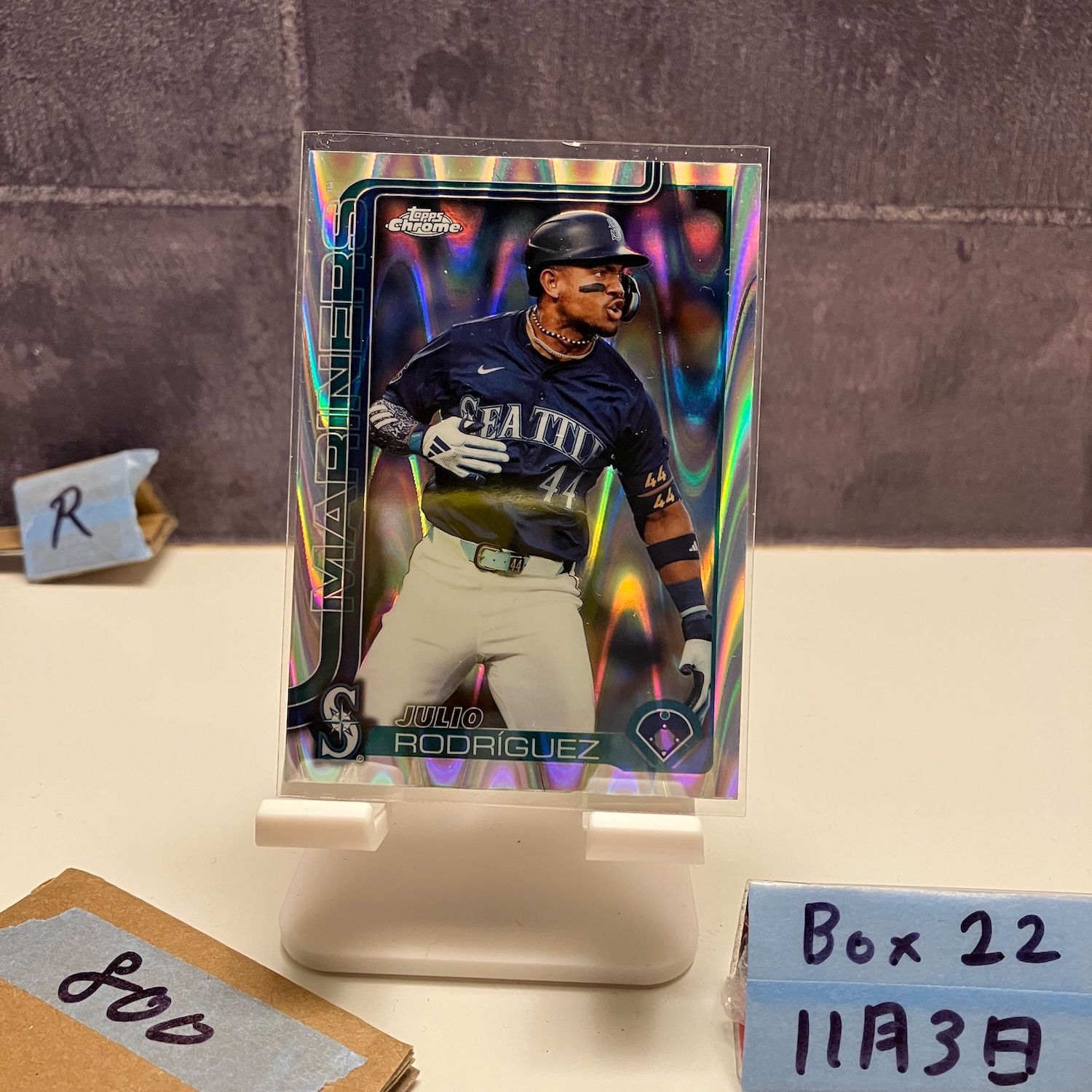 2025 Topps Chrome Julio Rodriguez Seattle Mariners Refractor