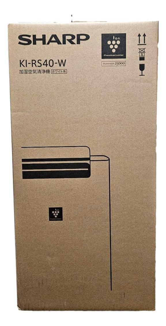 シャープ KI RS 40 加湿空気清浄機 プラズマクラスター25000搭載 ホワイト系KIRS