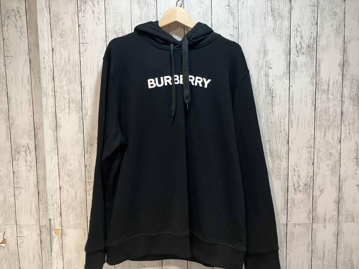 BURBERRY ANSDELL プルオーバーパーカー【BLACK】 バーバリー パーカー 