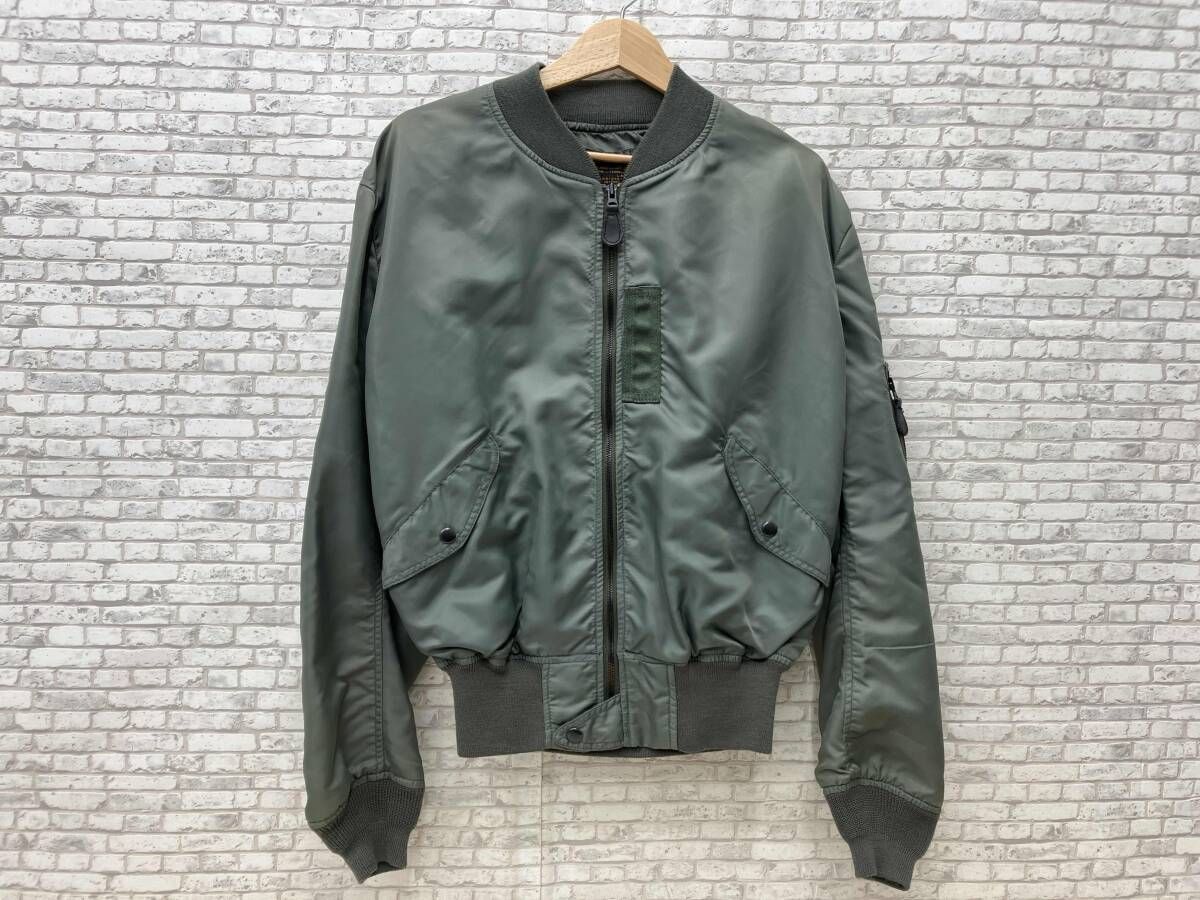 H.M.HOPE社製 L-2B フライトジャケット ミリタリー サイズL カーキ