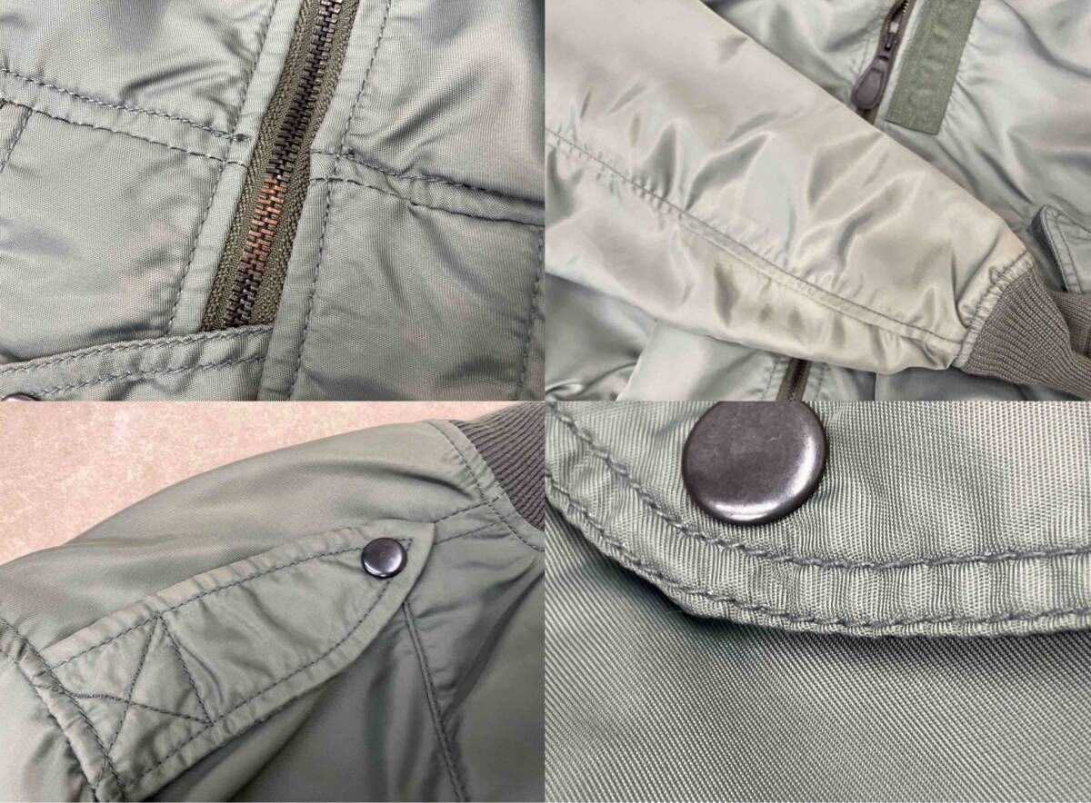 H.M.HOPE社製 L-2B フライトジャケット ミリタリー サイズL カーキ