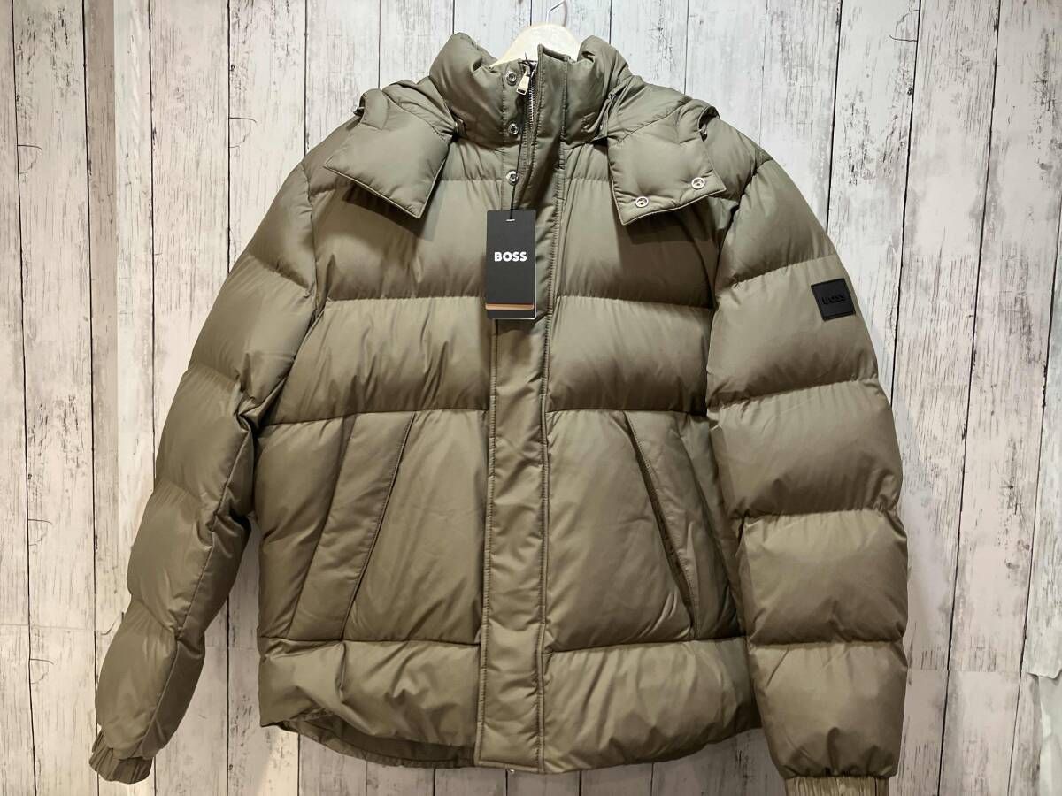タグ付 HUGO BOSS H Corbinian 5 中綿ジャケット サイズ52 オリーブブラウン