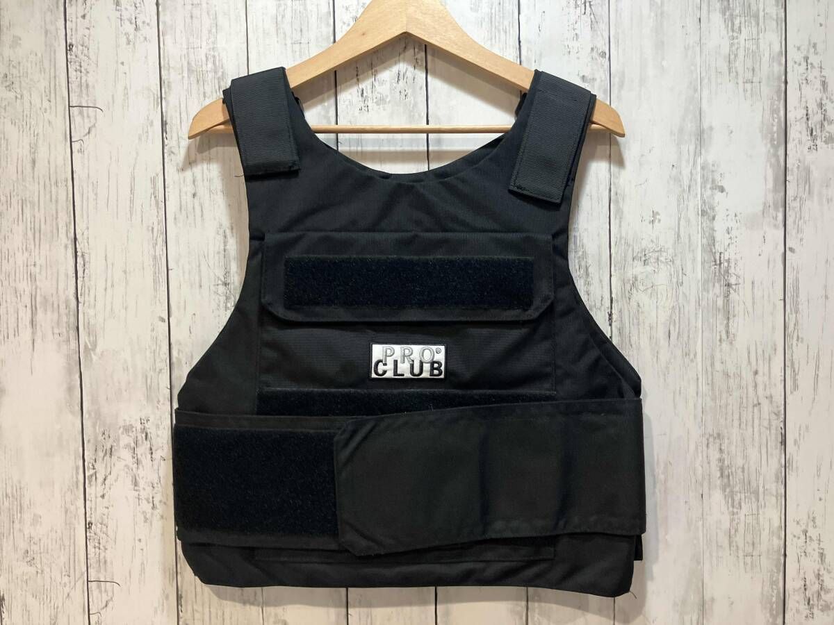 PRO CLUB 防弾ベスト ベスト チョッキ ブラック プロクラブ - メルカリ