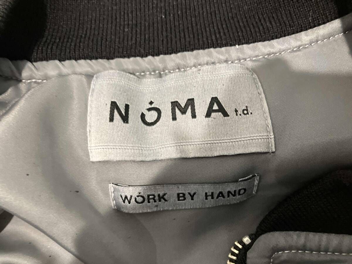 24AW EXCLUSIVE【NOMA t.d./ノーマティーディー】フライトジャケット 