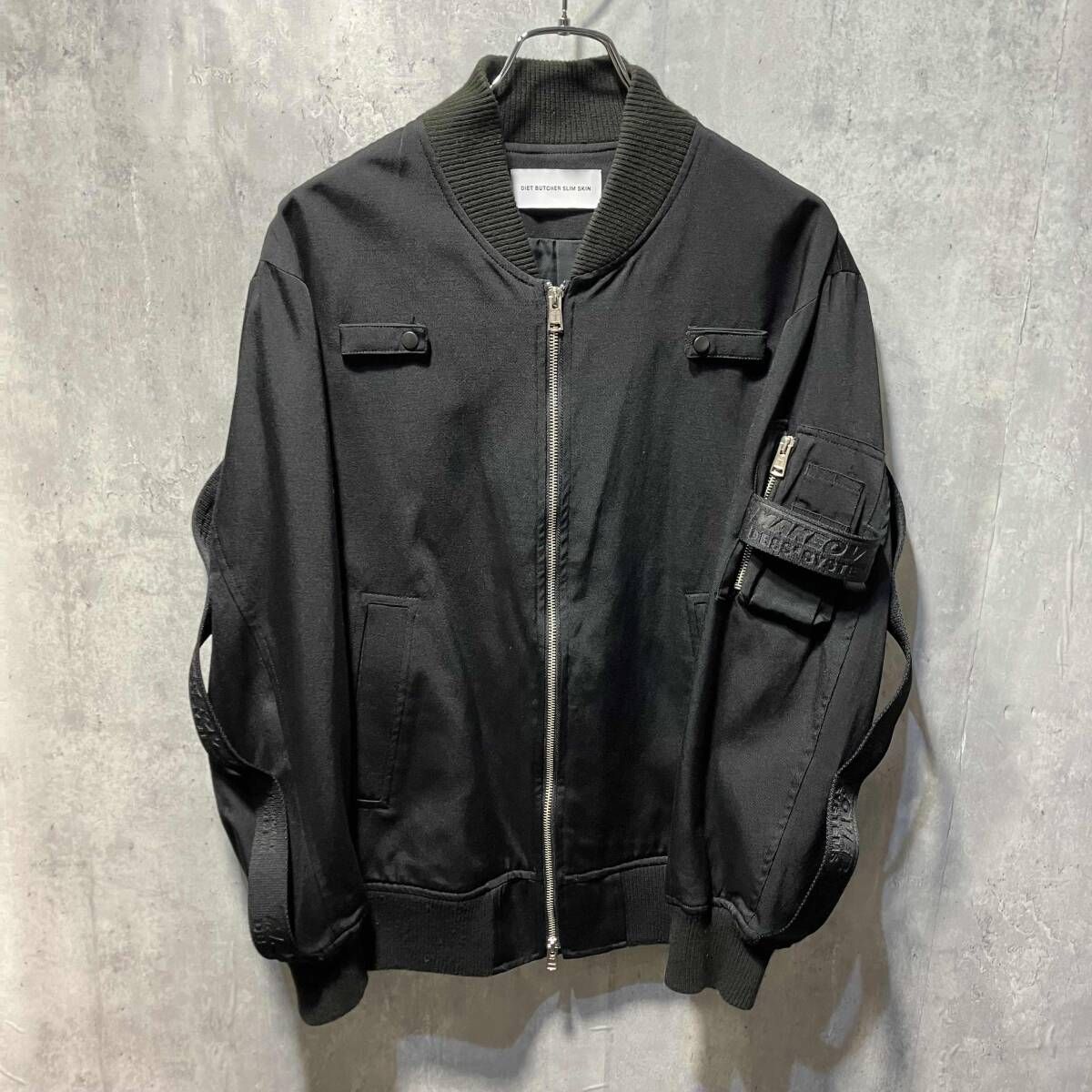 19aw DIET BUTCHER SLIM SKIN ベルトデザインブルゾン サイズ2 