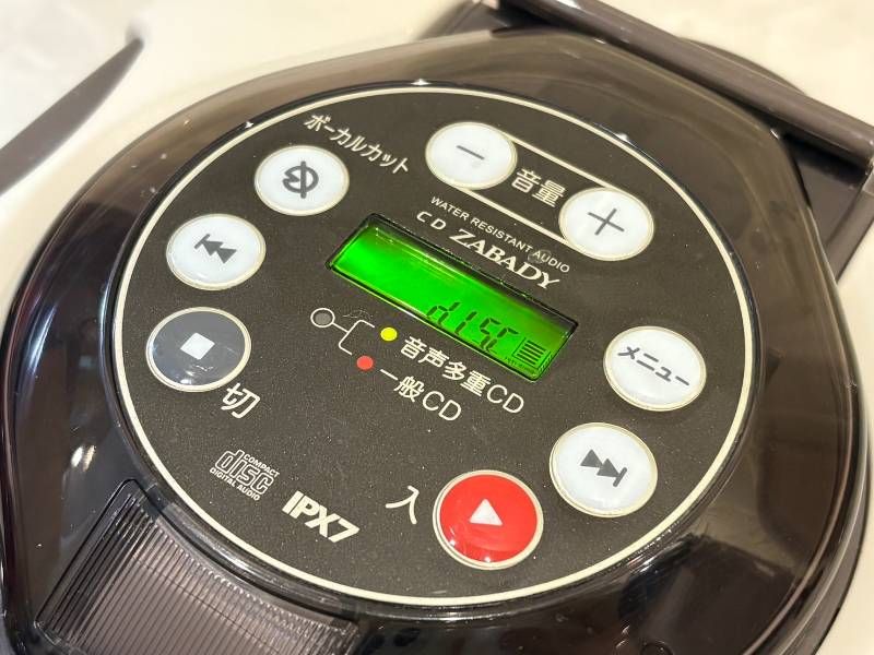 TWINBIRD ツインバード 防水 ポータブルCDプレイヤー AV-J166 音出しok