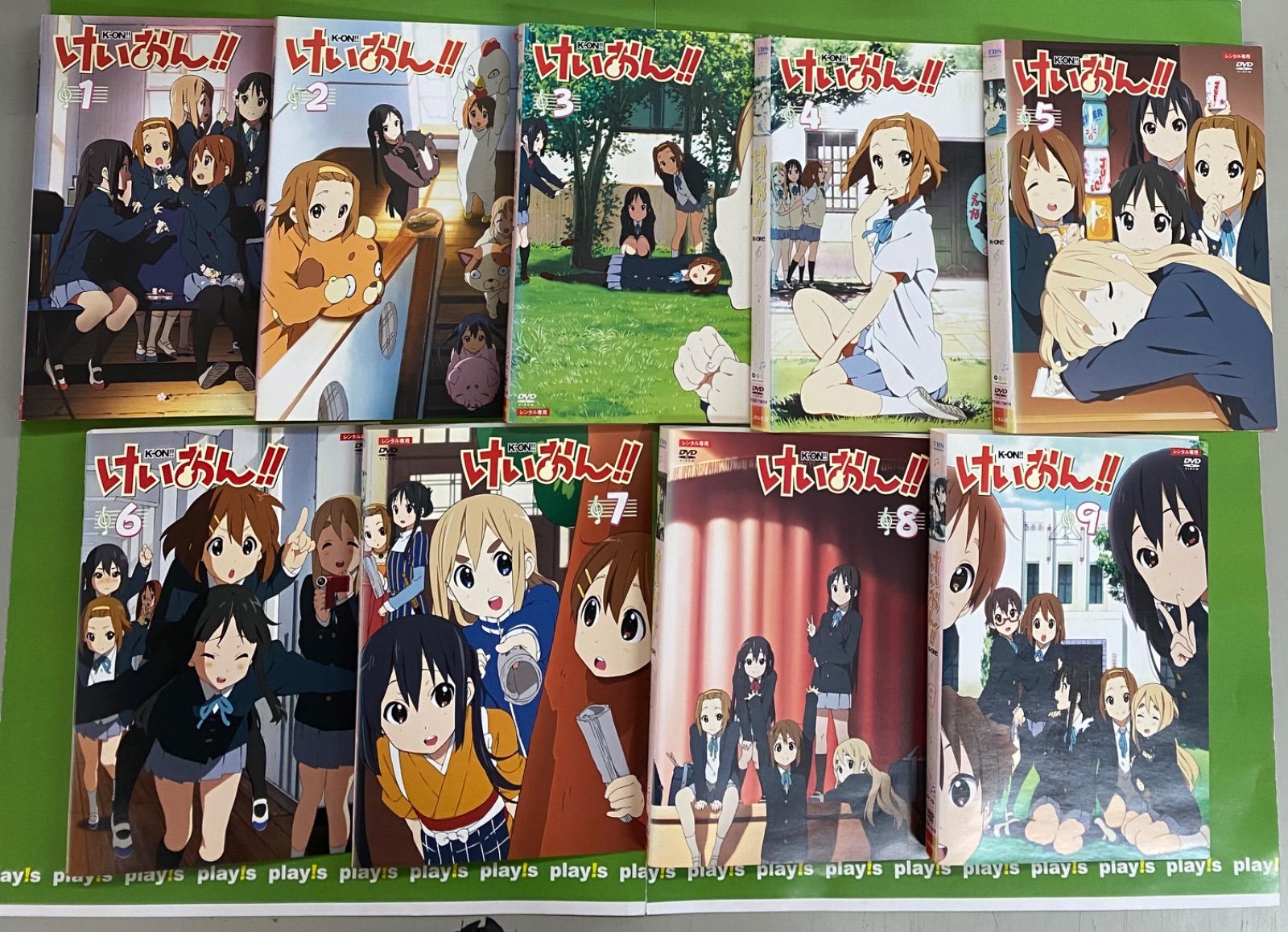 DVD　けいおん! 1巻2巻セット けいおん! 1期 2期 映画 全17巻 セット レンタル落ち DVD - メルカリ