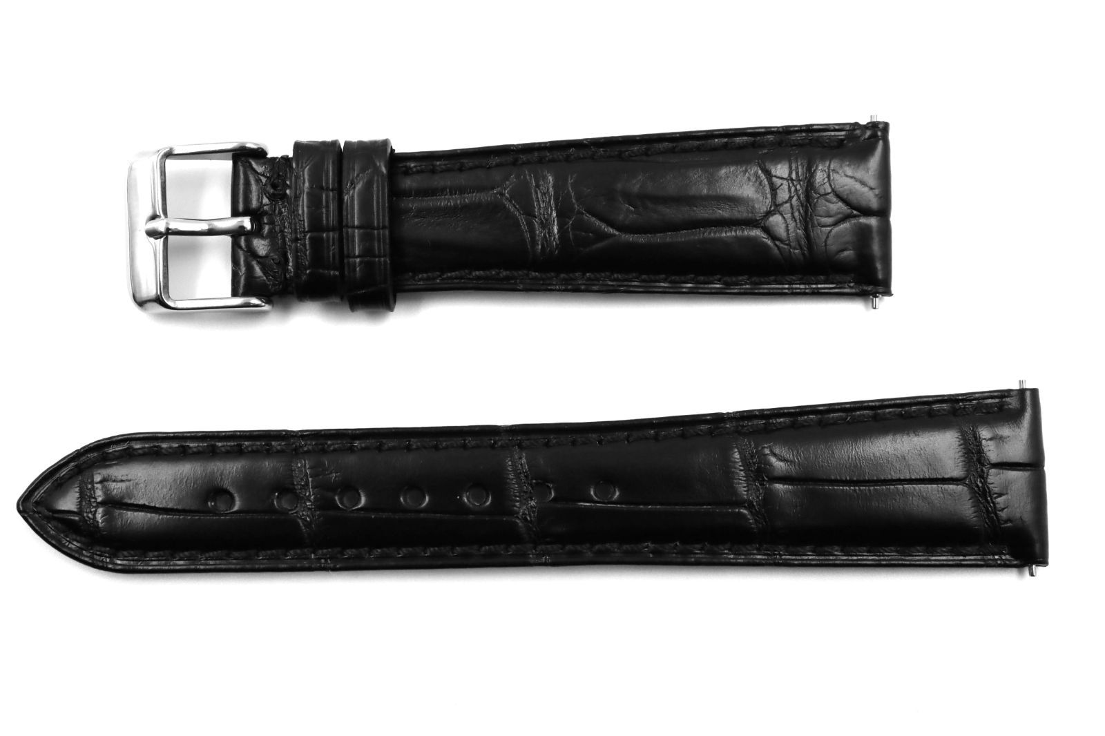 20mm-18mm】N（新品）本クロコダイル ベルト 本革 レザー - メルカリ