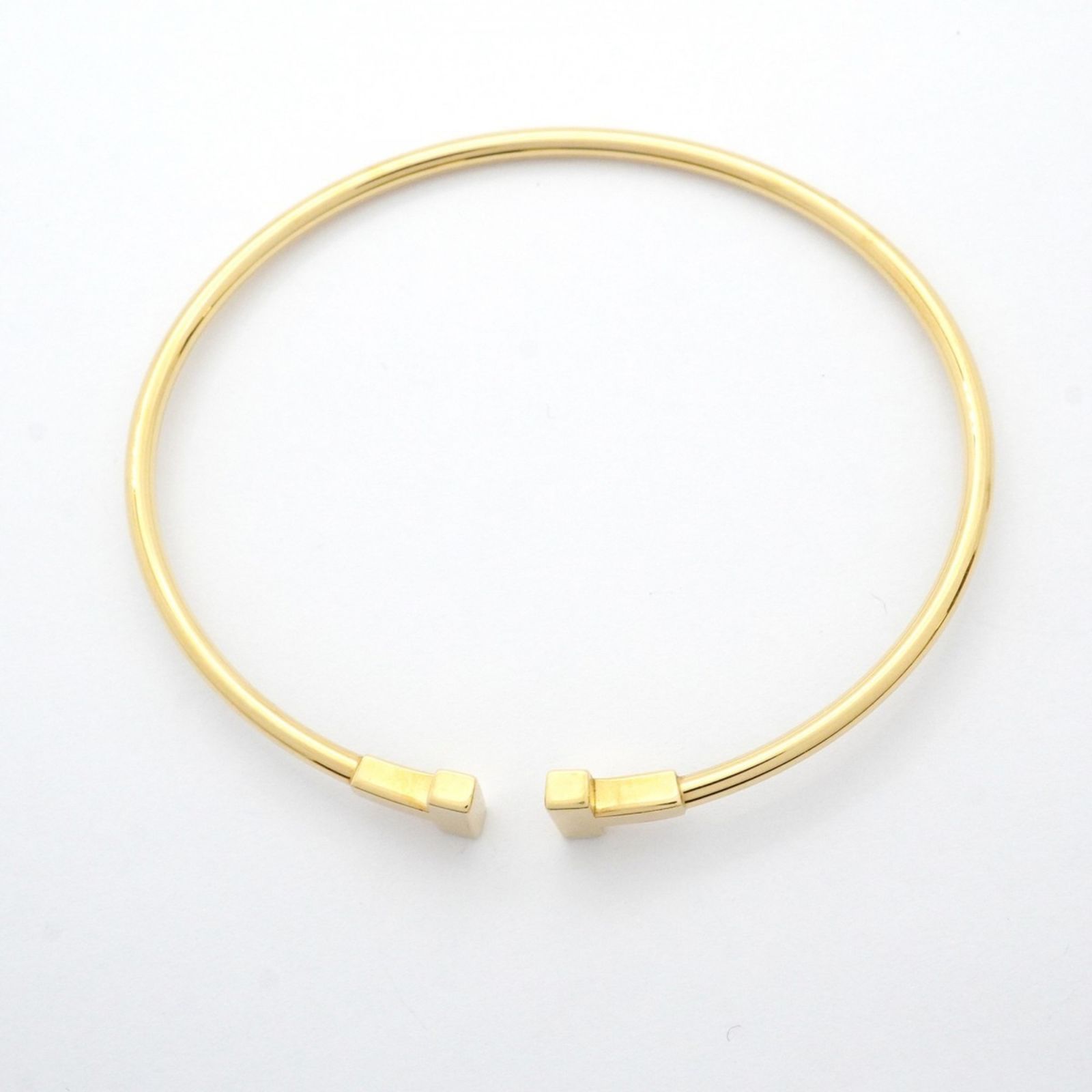 ティファニー(Tiffany) ティファニー バングル Tワイヤー 18KYG